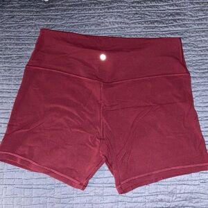 Lululemon Align High Rise Short 6” Garnet